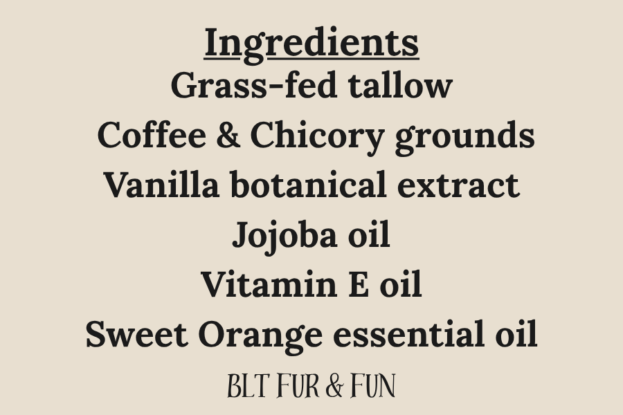 Chicory & Coffee Tallow Scrub